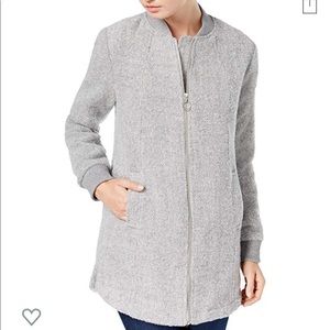 NWT BCX Juniors' Zipper-Front Swing Car Coat